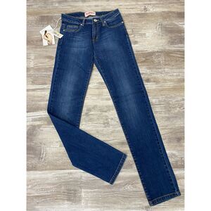 Fiorucci Womens Denim Skinny Jeans Sz 25 Long